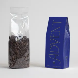 Sisters Community Church coffee packaging design