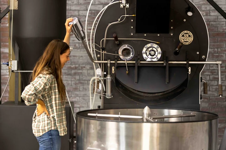 Freshly roasted coffee