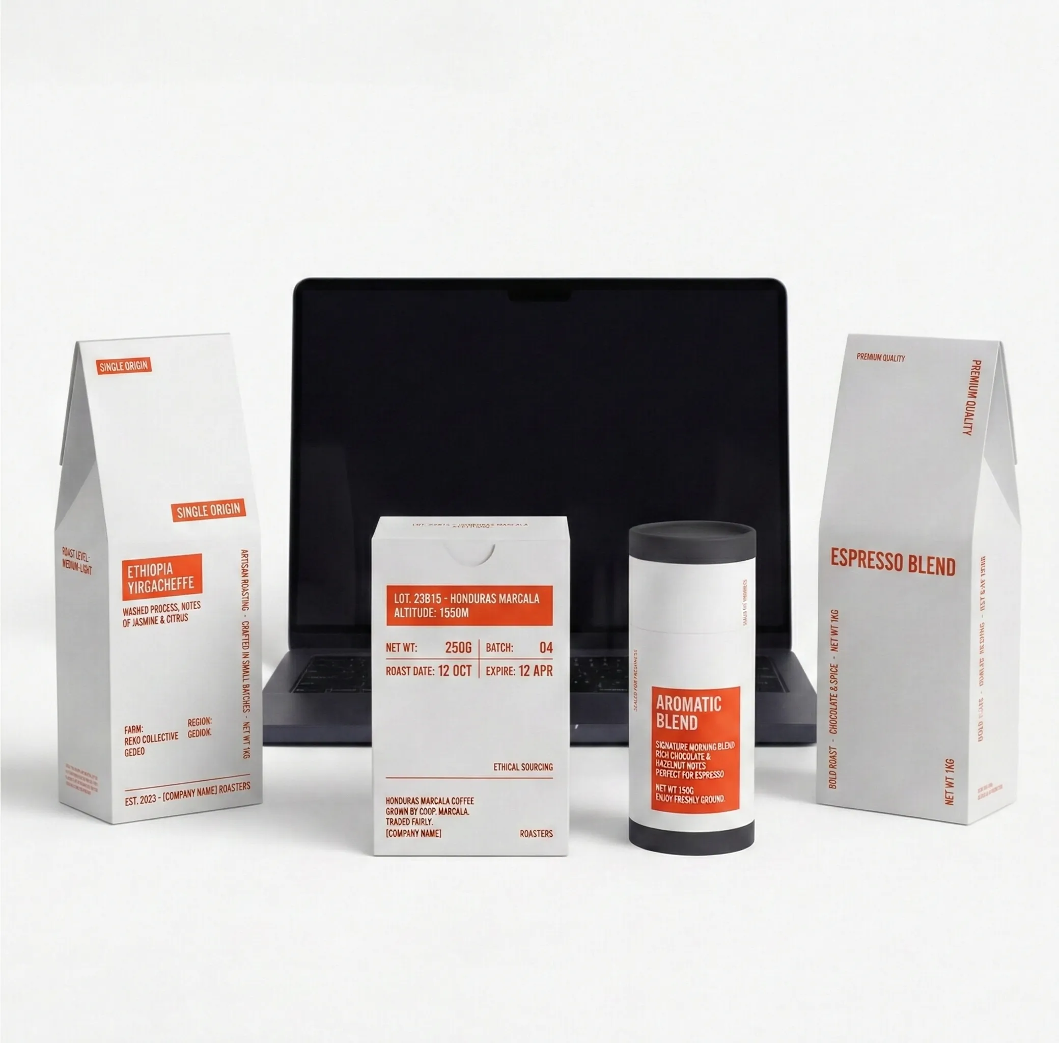 White label coffee products with custom branding